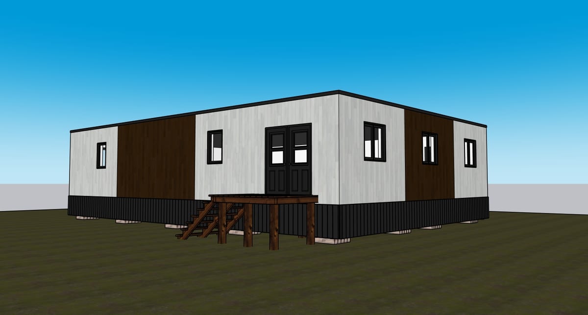 Manufacturer rendering of the standalone factory-built church expansion module.